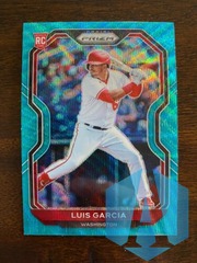 2021 Prizm Teal Wave Luis Garcia #57 RC Rookie Washington